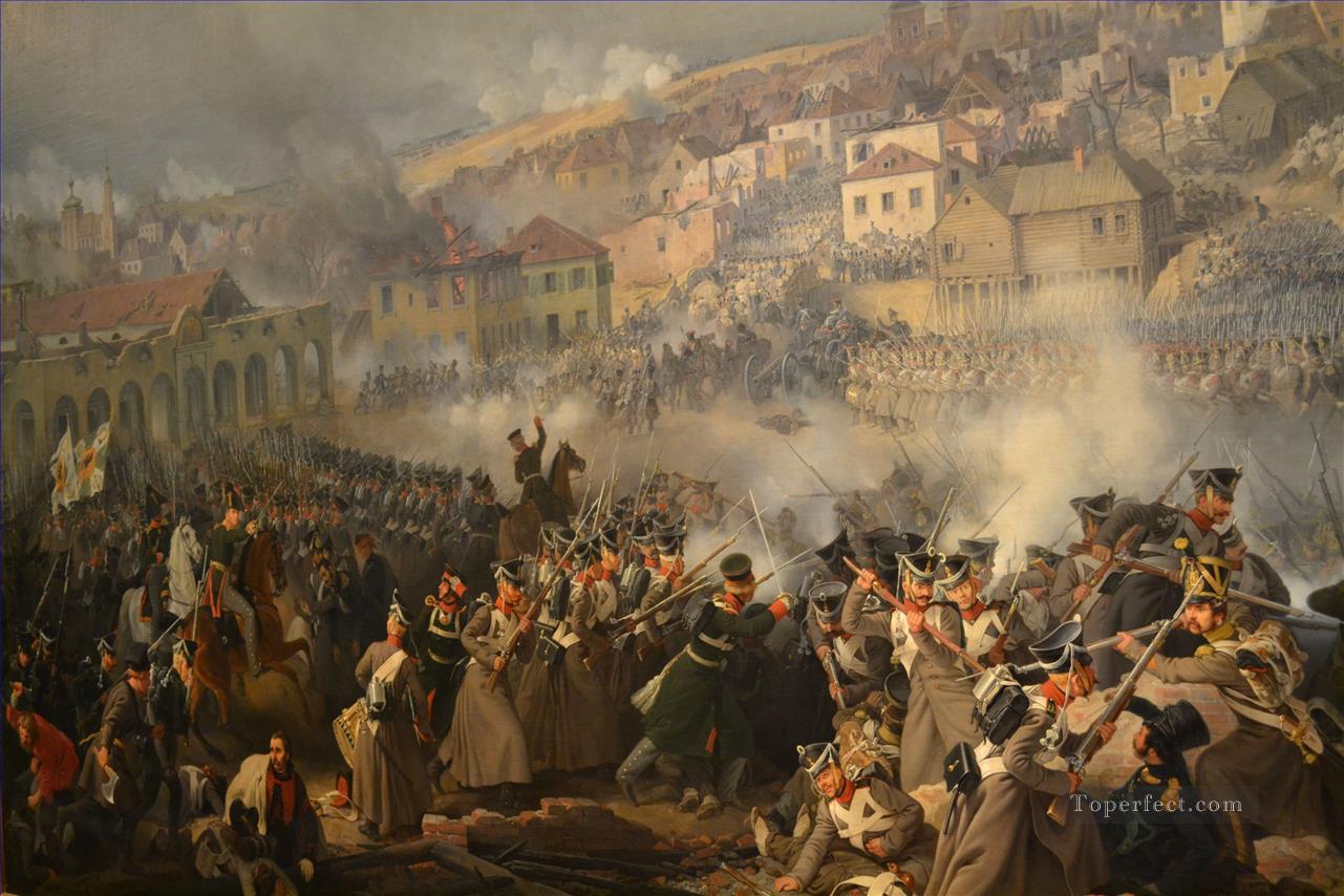 スモレンスクの戦い ナポレオンのロシア侵攻 ピーター・フォン・ヘスの軍事戦争油絵